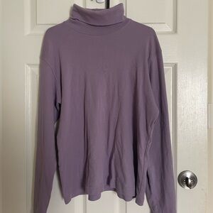 Van Heusen purple turtleneck